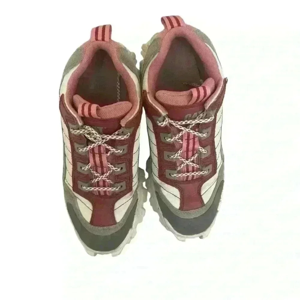 Caterpillar Intruder Chunky Steel toes Sneakers In Pink And Gray EU 40 Pre loved - Picture 8 of 14